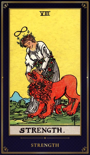 Strength — Rider–Waite tarot card
