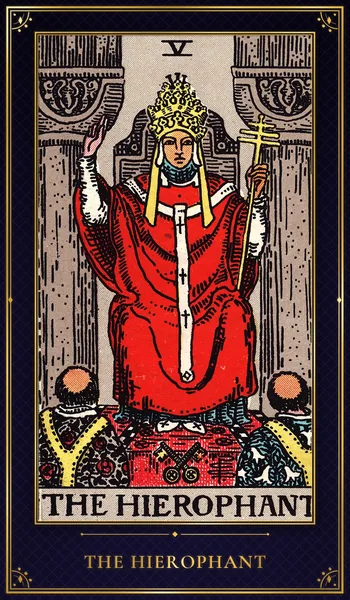 The Hierophant — Rider–Waite tarot card