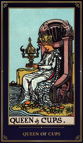 Queen of Cups — Rider–Waite tarot card