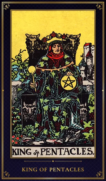 King of Pentacles — Rider–Waite tarot card
