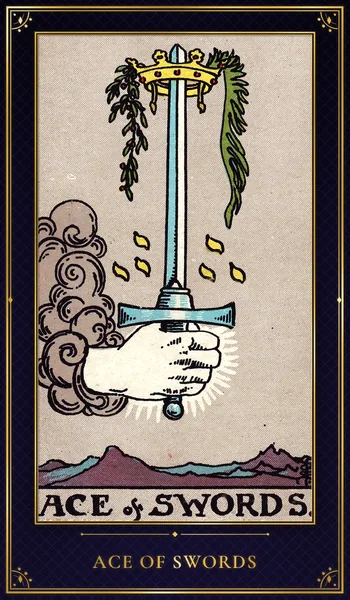 Ace of Swords — Rider–Waite tarot card