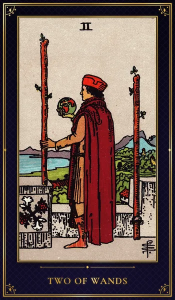 Two of Wands — Rider–Waite tarot card