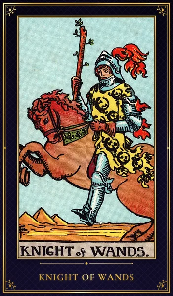 Knight of Wands — Rider–Waite tarot card